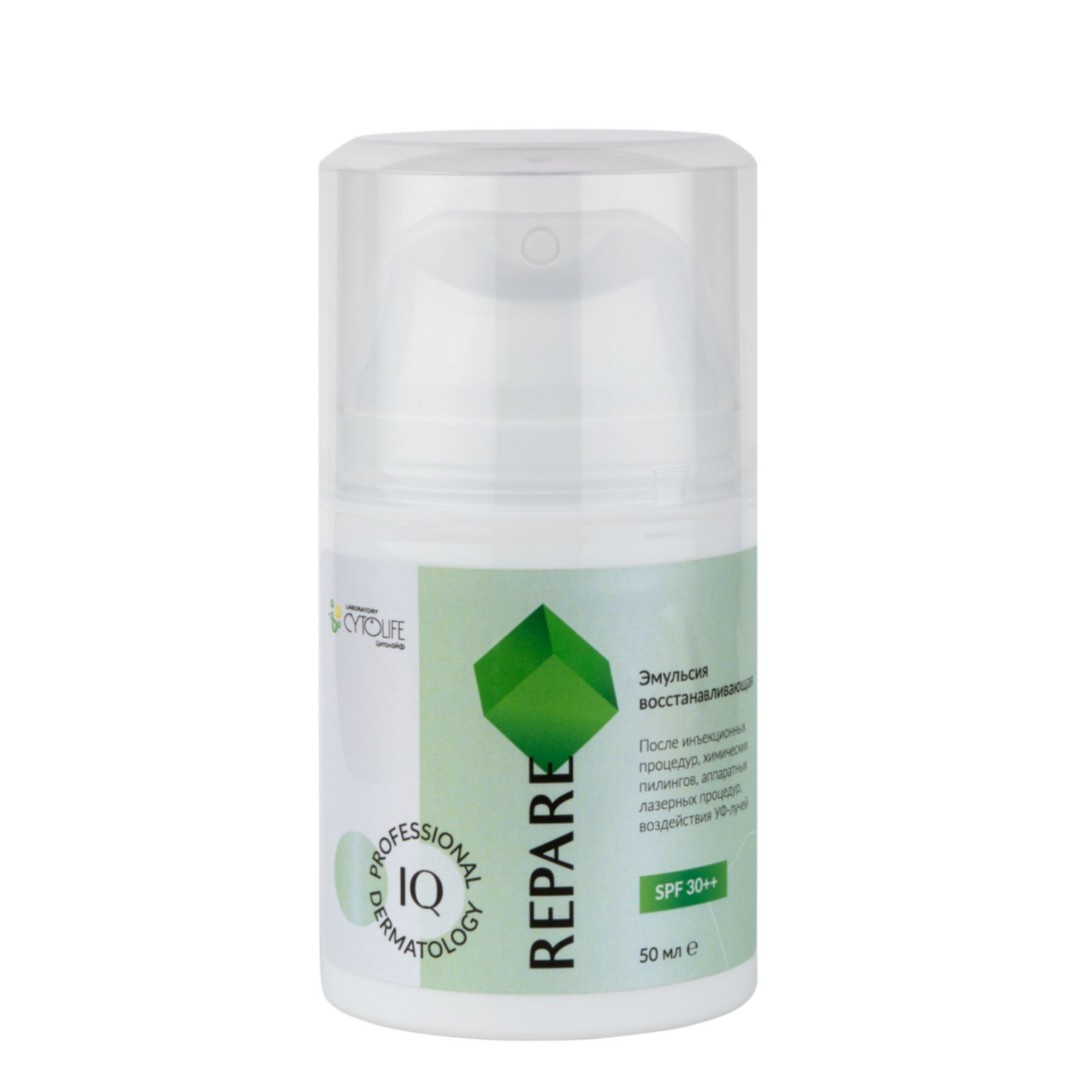 CytoLife Эмульсия восстанавливающая IQ Dermatology Repare SPF 30++, 50 мл