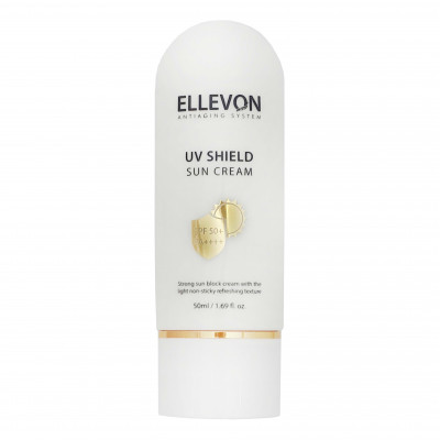ELLEVON Солнцезащитный крем  UV SHIELD SPF 50+ PA++++, 50  мл