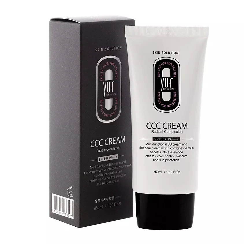 Yu.r CCC Cream Radiant Complexion SPF50+/PA+++ Корректирующий крем , 50 мл (Medium)