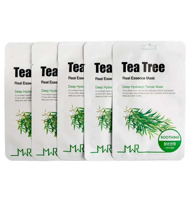 MWR Tea Tree Sheet Mask маска для лица с экстрактом чайного дерева , 1шт