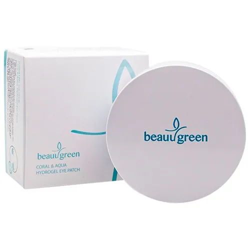 BeauuGreen Coral & Aqua Hydrogel Eye Patch Гидрогелевые патчи для век с кораллом и морской водой ,