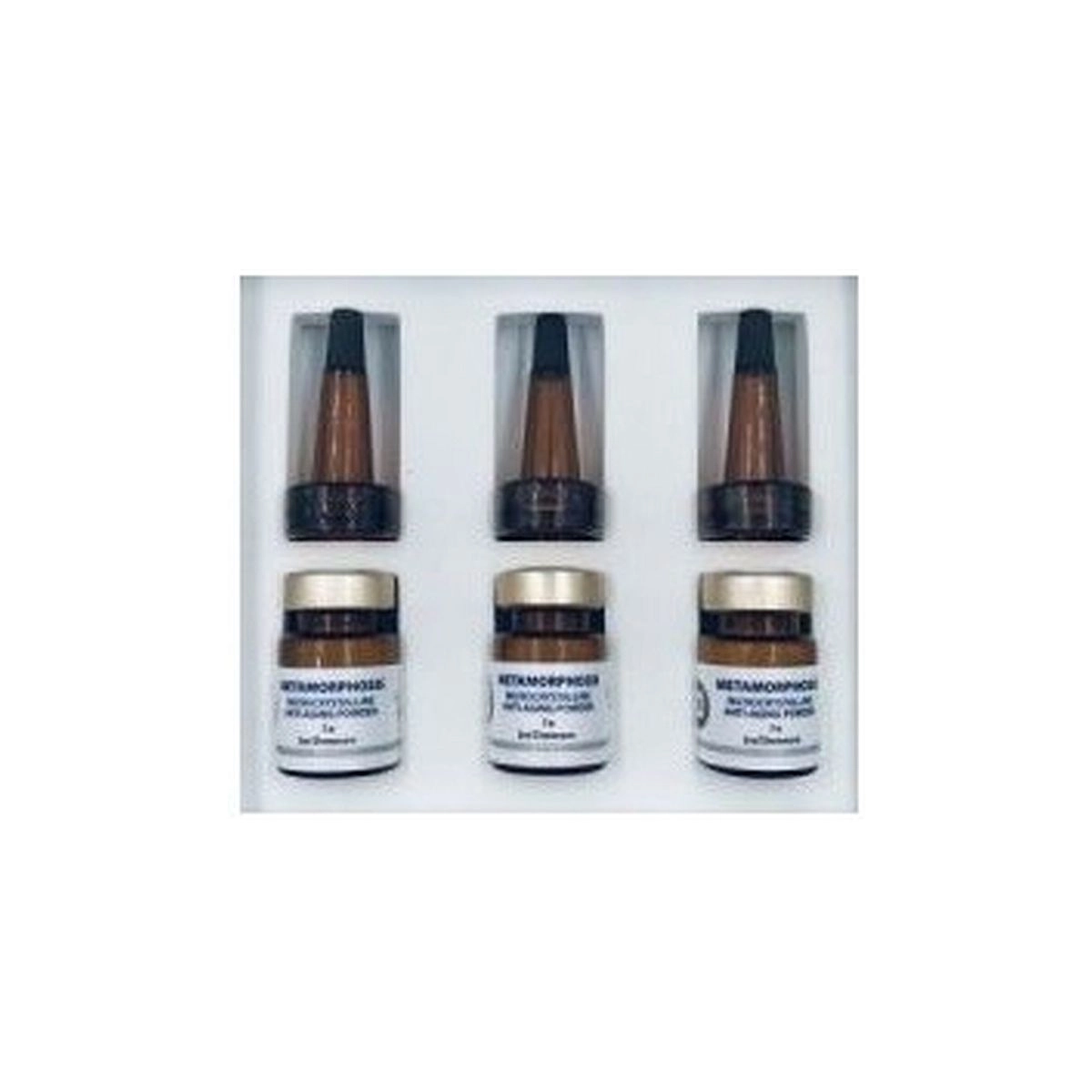 Jeu'Demeure METAMORPHOSIS Microcrystalline Anti-Aging Powder, 1 бокс 3фл по2г (Микрокристаллы «Метаморфоза»)