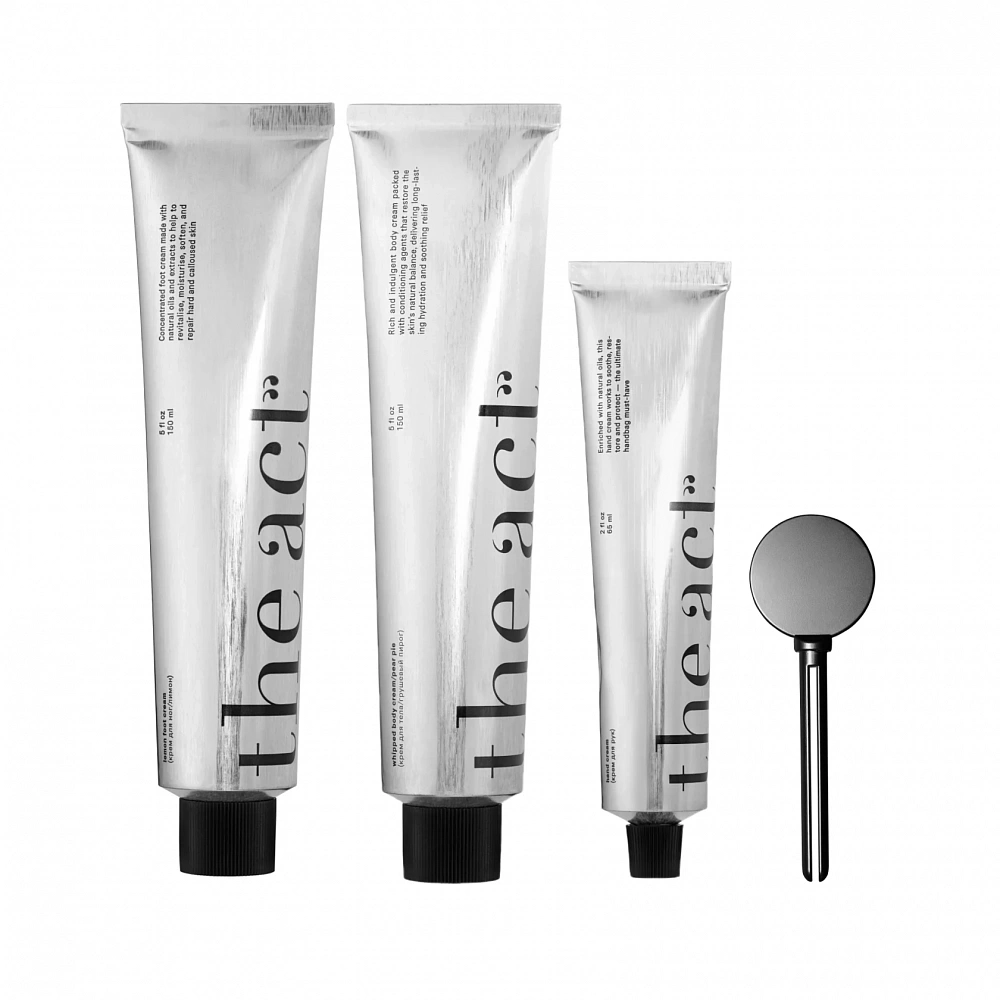 Набор для комплексного ухода за телом (Крем для ног, Грушевый крем для тела, Крем для рук и Ключ)