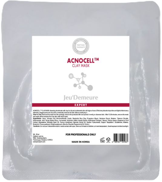 Jeu'Demeure Acnocell Clay Mask (Очищающая маска с глиной), 1 шт