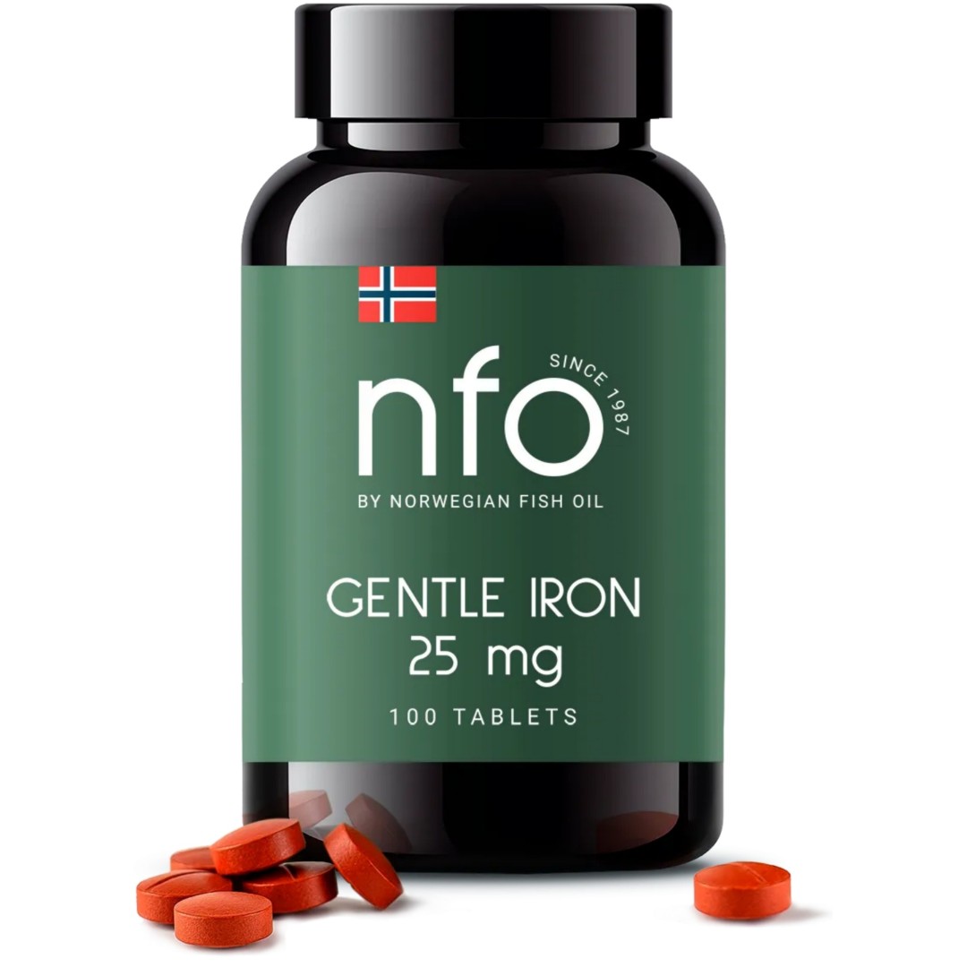 NFO Gentle Iron Легкодоступное железо 100 капсул
